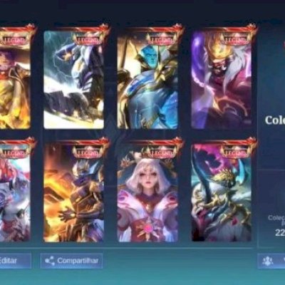 Conta de MLB com 870 Skins Full dados