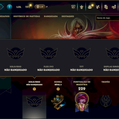 Unranked com 70 Champs e 82 Skins ( MAIN ADC )