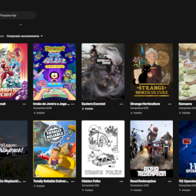 Conta Epic Games 193 Jogos Pagos