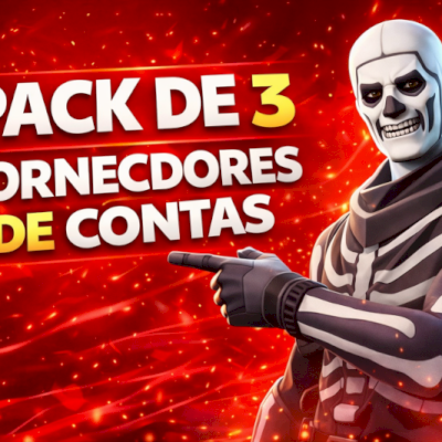 Pack De 3 Fornecedores De Contas De Fortnite