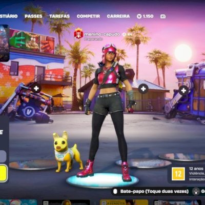 Conta Fortnite à venda — 118 skins  e  V-Buck incluso