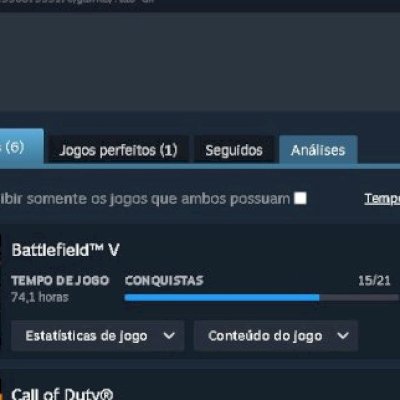 Conta steam, battlefield 5