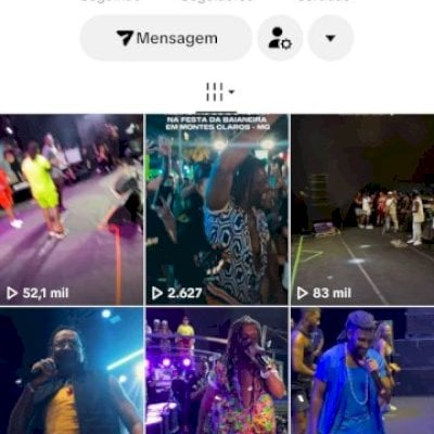 Vendo conta do tik Tok bem engajada