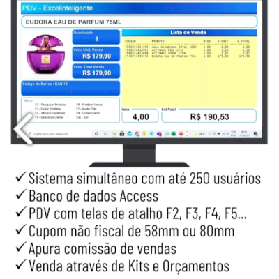 Sistema PDV em Excel VBA 2026