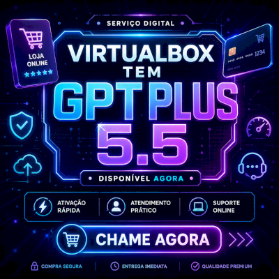 GPT PLUS 5.5 ACESSO 30 DIAS, VERSÃO MAIS RECENTE.