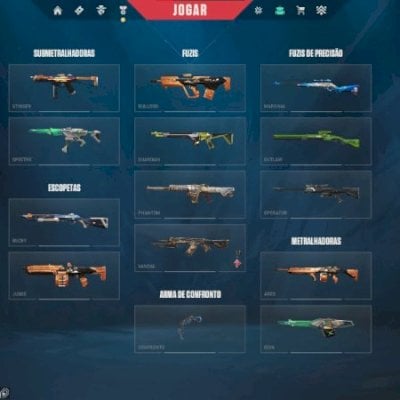 Conta valorant, 2k gastos, muitas skins com chaveiro de imortal