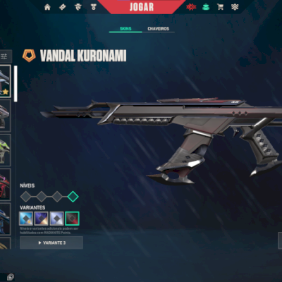 CONTA VALORANT full acesso | 4 FACAS (EVORI+ÍON+XENO) | VANDAL KURONAMI