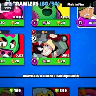 Vendo conta de brawl star 37k de troféu mais de 10 brawler no max