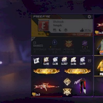 Conta free fire Gemada