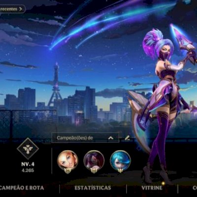 vendo conta wild rift 90 skins nível 90