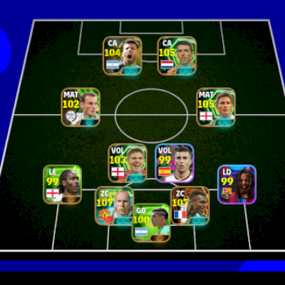 Conta 3195 efootball- Stam 107, Desailly 107 e companhia pra iniciar