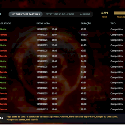 CONTA DOTA 2 IMORTAL 6791 MMR