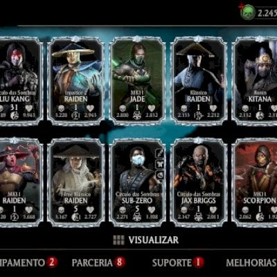 CONTA TOP – MORTAL KOMBAT MOBILE (ANDROID)