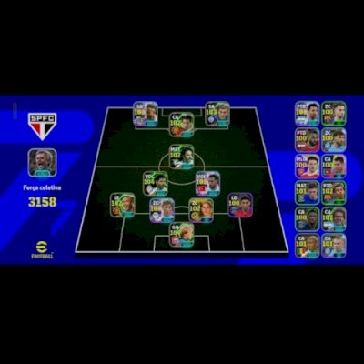 Efootball mobile contas