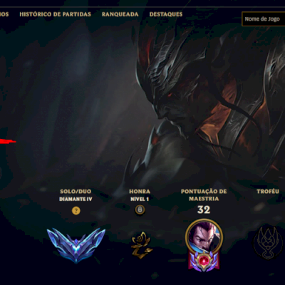 Conta lol diamante 4 - conta mono yasuo com emissário!