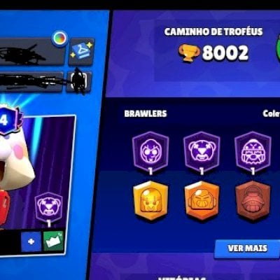 🔥 CONTA BRAWL STARS 8000 TROFÉUS + 29 BRAWLERS + 2000 OURO