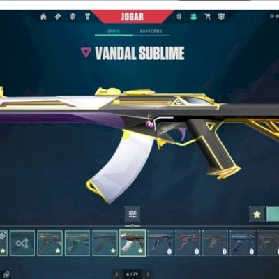 CONTA VALORANT COM SKINS (PRELUDIO DO CAOS, SUBLIME, SOBERANIA, SHERIFF NEOESTE)