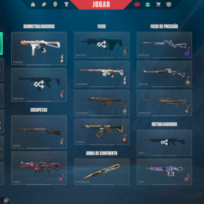 Conta valorant full acesso com vandal champions 2025 e butterfly e outras skins.