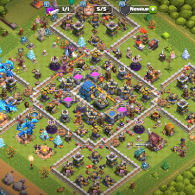 CONTA CC com CV12 Semi-Full / 100% Sua + Brawl Stars(+14k Troféus)