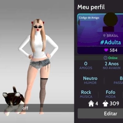 Conta avakin life nível 32