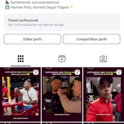 PERFIL DE INSTAGRAM NICHO HOMEM