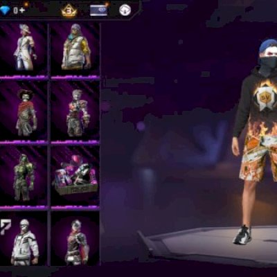 CONTA FREE FIRE BÁSICA PRA SAIR LOGO NIVEL 65