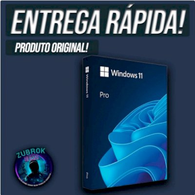Windows 11 Pro Envio Imediato Original Vitalício - Promoção!