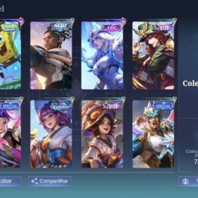 Conta no elo mitico barata e com skins