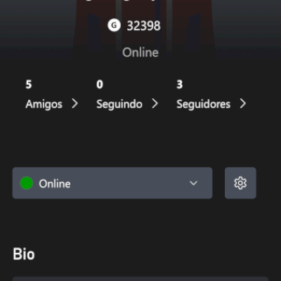Conta Xbox c mais de 12 anos