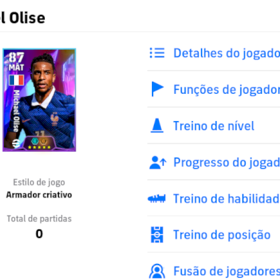 Contas efootball com Olise 106