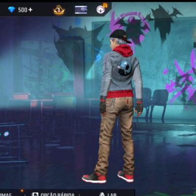 Conta free fire nível 15 com 500 diamantes