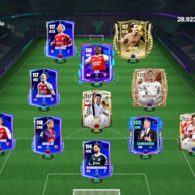 CONTA FIFA MOBILE 26 GER 118 BRABA BECKHAM E CARRAGHER BRABOS