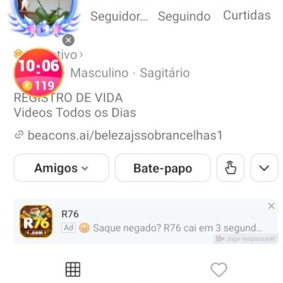 VENDO ESTÁ CONTA DO KWAI COM 331K DE SEGUIDORES E 3M DE CURTIDAS