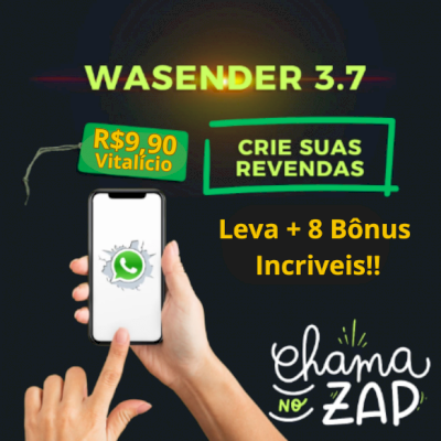 Wasender 3.7 Versão 2025 + Gerador De Licenças - Completo