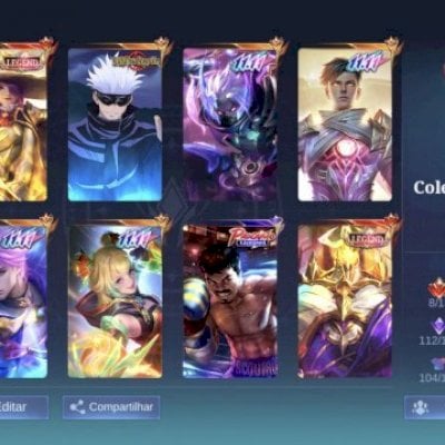 Conta com 784 Skins