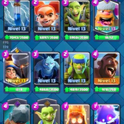 Conta Clash Royale
