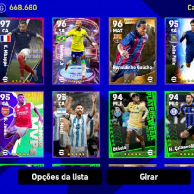 CONTA EFOOTBALL MOBILE