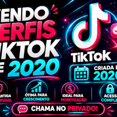 CONTAS TIKTOK ANTIGAS CRIADAS EM 2020 E 2021