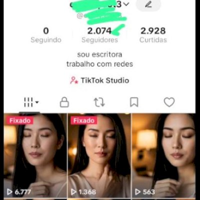 Vendo essa conta tik tok