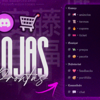 MODELOS/TEMPLATES DE LOJAS (STORE) PARA DISCORD | SERVIDORES PRONTOS