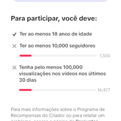 Vendo essa conta de Tik Tok