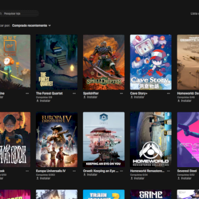 Conta de Epic Games com 90 jogos