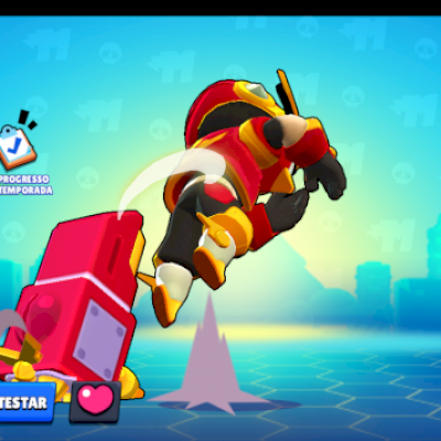 Conta de BRAWL Stars com 33k de troféus + 4passe de batalha+ spray do rank 30