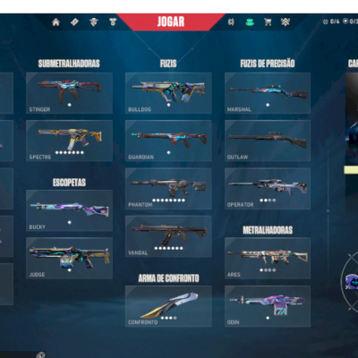 Conta Valorant com skins barata
