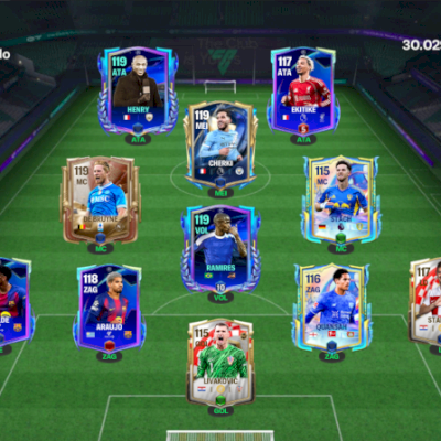 CONTA FIFA MOBILE 26 GER 118 BRABA HENRY, CHERKI, RAMIRES, DE BRUYNE BRABOS