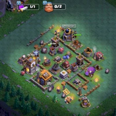 conta clash of clans cv 10/11   4 contrutores