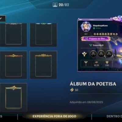 Conta com mais de 200 skins e variações de personalizações