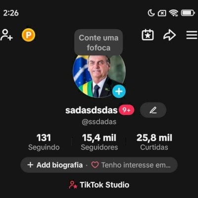 CONTA TIKTOK MONETIZADA