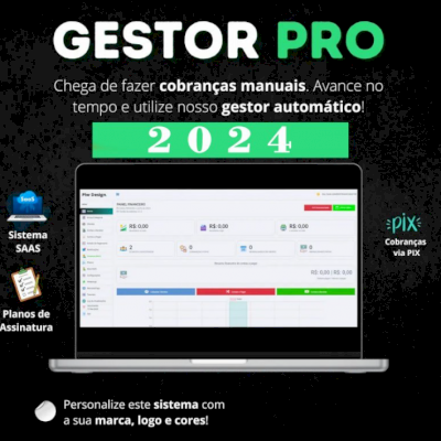 Gestor Pro v3.2.3 versão gold - Sistema de Cobranças