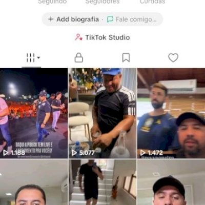 Vendo conta do tik Tok engajada